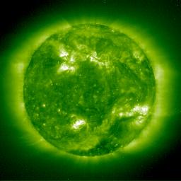 The sun -- active regions revealed by ionized iron emission